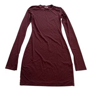 CHAM Mini Dress in Burgundy